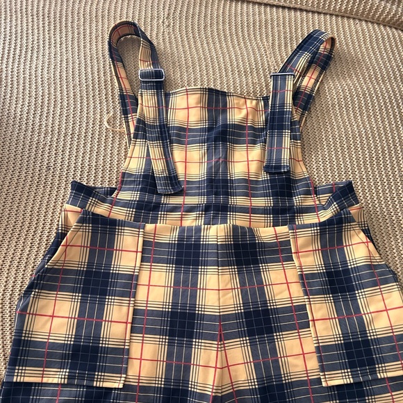 BNWT Black Milk Clothing Tartan Grunge short overalls - limited *SOLD OUT* XXL - Picture 3 of 6